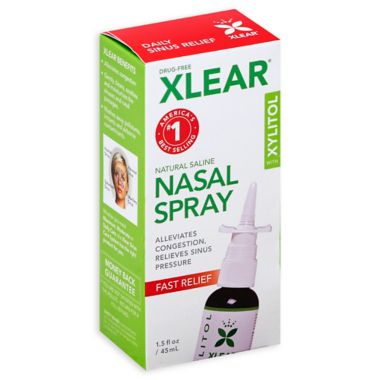 Xlear&reg; 1.5 oz. All Natural Saline Nasal Spray. View a larger version of this product image.