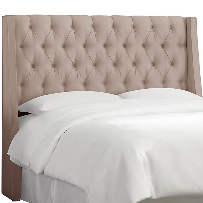 Skyline Furniture Adeline Tufted, Queen Bed With Padded Headboard