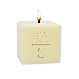 Carved Solutions Horizontal Divide Eco-Luxury Unscented Soy Wax Candle