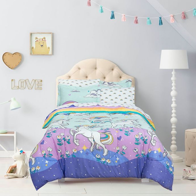 Kidz Mix Magical Unicorn Kids Bedding Collection Bed Bath and Beyond Canada