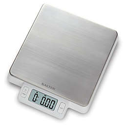 Salter&reg; High Precision Stainless Steel Digital Kitchen Food Scale in White