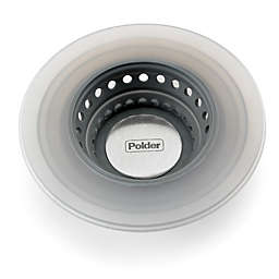 Polder® Pop-Up Silicone Sink Strainer & Stopper in Grey