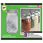 Alternate image 1 for Ball&reg; Glass Mini Storage Jars (Set of 4)