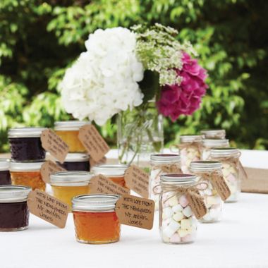 Ball&reg; Glass Mini Storage Jars (Set of 4). View a larger version of this product image.