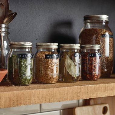 Ball&reg; Glass Mini Storage Jars (Set of 4). View a larger version of this product image.