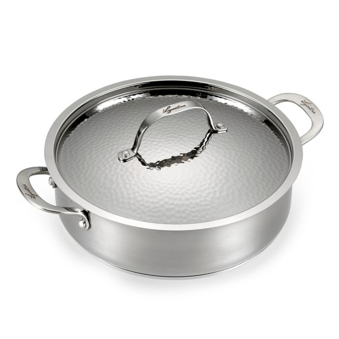 Lagostina Luminosa Stainless Steel 5 qt. Covered Casserole Bed Bath