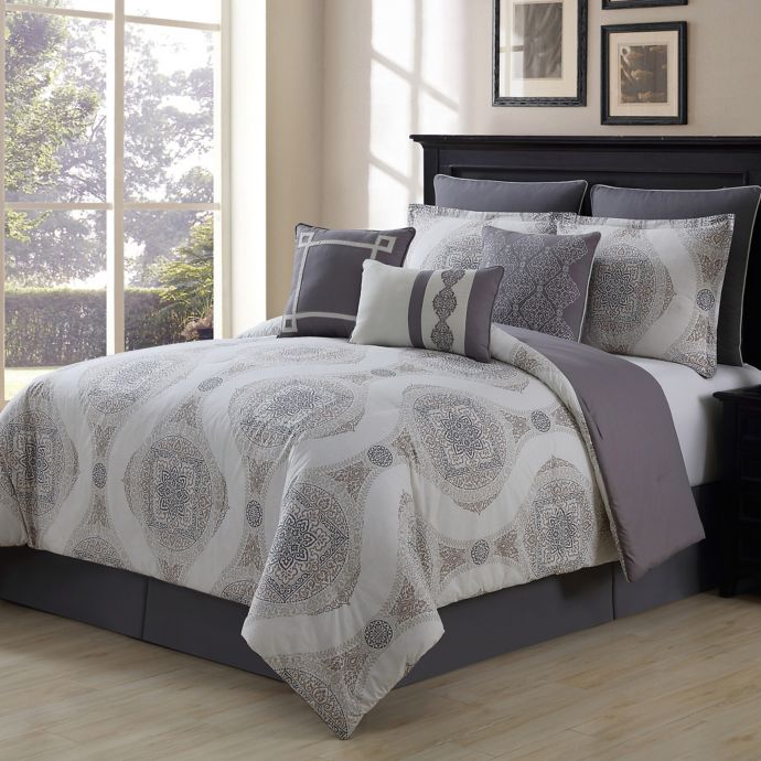 Sloan 9 Piece Comforter Set Bed Bath Beyond