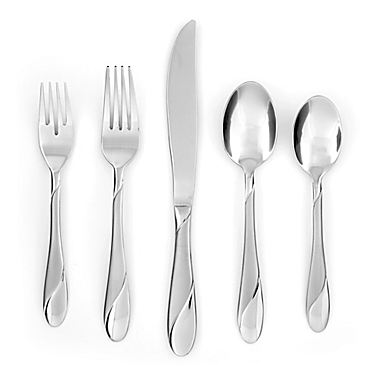 Cambridge&reg; Silversmiths Swirl 89-Piece Flatware Set. View a larger version of this product image.