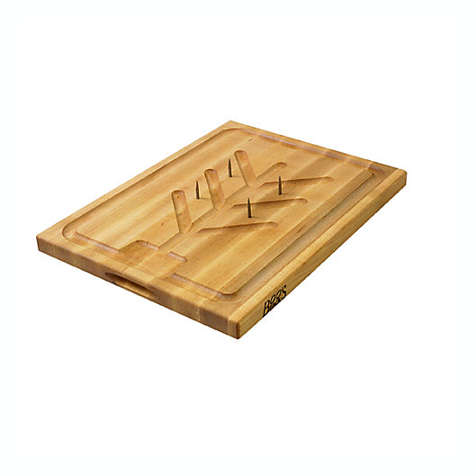 Alternate image 1 for John Boos Reversible 20-Inch x 15-Inch Cutting Board with Pins