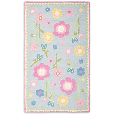 Safavieh Kids&reg; Flowers 3-Foot x 5-Foot Print Rugs. View a larger version of this product image.