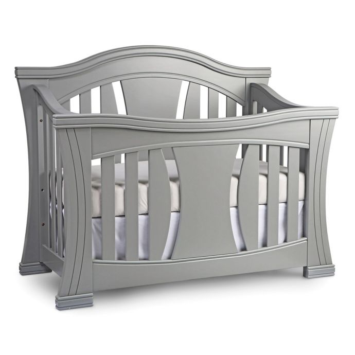 Baby Appleseed Palisade 4 In 1 Convertible Crib In Moon Grey