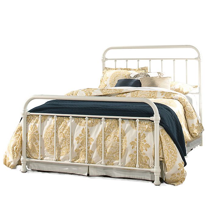 Kirkland Bed In White Bath Beyond, Naples White Queen Poster Bed