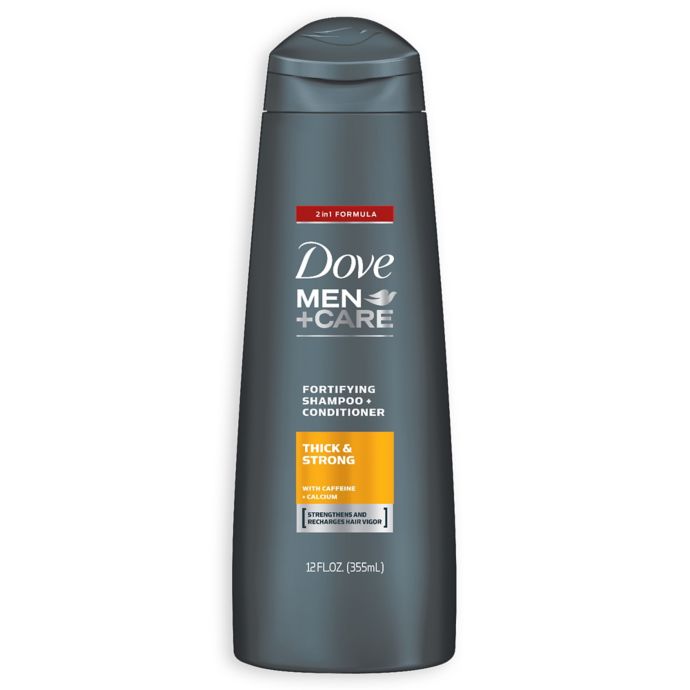 Dove 12 Oz Men Care Fortifying Thickening Shampoo Bed Bath