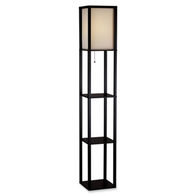 tall black lamp