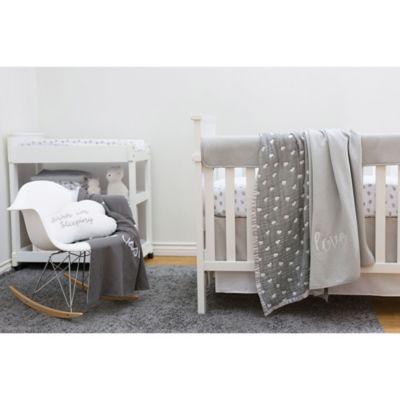 charcoal grey crib