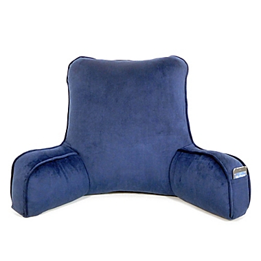 Therapedic&reg; Oversized Backrest Pillow in Navy. View a larger version of this product image.