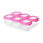 Alternate image 0 for OXO Tot&reg; 6-Pack 2 oz. Baby Blocks Freezer Containers in Pink