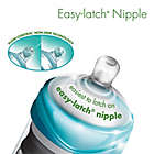 Alternate image 2 for BARE&reg; 4 oz. Polypropylene Air-Free Bottle w/Easy-Latch and Perfe-Latch Nipples in Turquoise