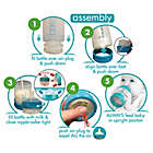 Alternate image 4 for BARE&reg; 4-Pack Polypropylene Air-Free Bottle Starter Set with Easy-Latch Nipples in Turquoise