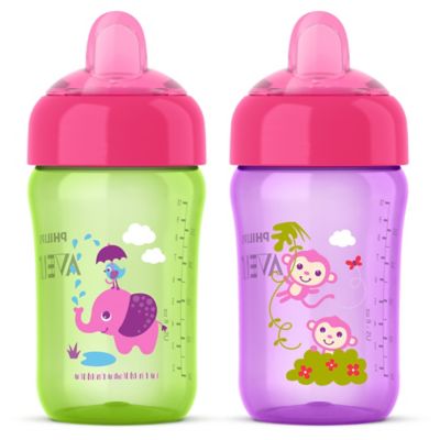 purple avent bottles