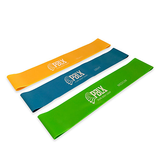 Alternate image 1 for 3-Piece Mini Resistance Bands Set with Workout Book