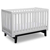 Delta Children Aster 3-in-1 Convertible Crib in White/Black
