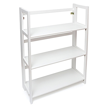 Lipper KIDS 3-Shelf Bookcase in White. View a larger version of this product image.