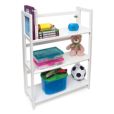 Lipper KIDS 3-Shelf Bookcase in White. View a larger version of this product image.