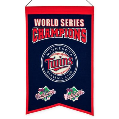 MLB Minnesota Twins World Series Championship Banner | Bed Bath & Beyond