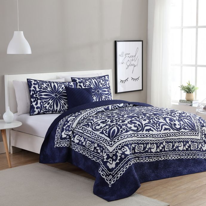 navy duvet cover double