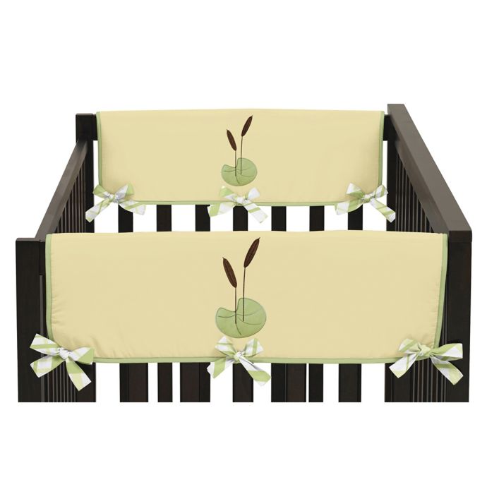 Sweet Jojo Designs Leap Frog Side Crib Rail Covers Set Of 2