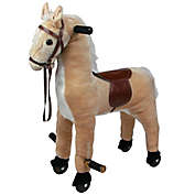 Happy Trails Ride-On Walking Horse in Brown