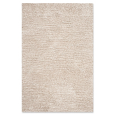 Safavieh Ultimate 3-Foot x 5-Foot Shag Rug in Sand/Ivory. View a larger version of this product image.