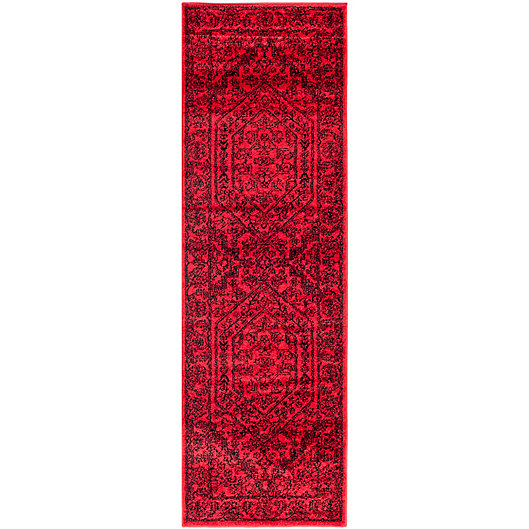 Alternate image 1 for Safavieh Adirondack Traditional Floral 2'6 x 6' Runner in Red