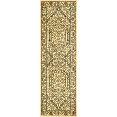 Safavieh Adirondack Traditional Floral 2&#39;6 x 8&#39; Runner in Gold
