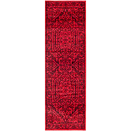 Safavieh Adirondack Traditional Floral 2'6 x 10' Runner in Red
