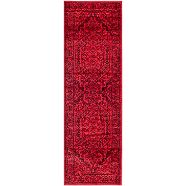 Safavieh Adirondack Traditional Floral 2&#39;6 x 12&#39; Runner in Red. View a larger version of this product image.