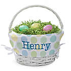 Alternate image 0 for Polka Dots Easter Basket in Green