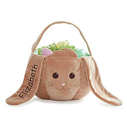 Bunny Easter Basket in Brown