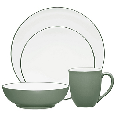 Noritake&reg; Colorwave Coupe Dinnerware Collection in Green. View a larger version of this product image.