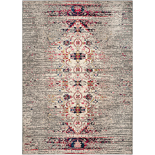Alternate image 1 for Safavieh Monaco Timeo 6-Foot 7-Inch x 9-Foot 2-Inch Area Rug in Grey/Ivory