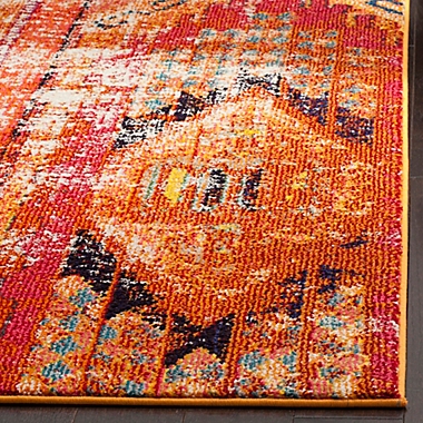 Safavieh Monaco Nayva 5-Foot 1-Inch x 7-Foot 7-Inch Area Rug in Orange. View a larger version of this product image.
