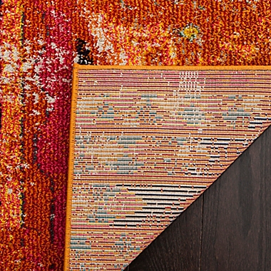 Safavieh Monaco Nayva 5-Foot 1-Inch x 7-Foot 7-Inch Area Rug in Orange. View a larger version of this product image.