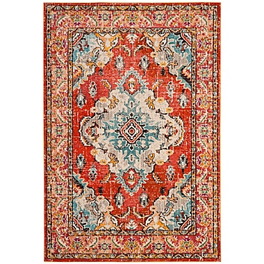 Safavieh Monaco Vintage Bohemian 9-Foot x 12-Foot Area Rug in Orange/Light Blue. View a larger version of this product image.