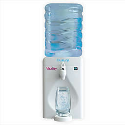 Little Luxury® Vitality 2.15-Gallon Mini Water Cooler with Vitality Filter in White