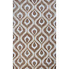 Alternate image 0 for KAS Bob Mackie 3-Foot 3-Inch x 5-Foot 3-Inch Eye of Peacock Accent Rug in Beige