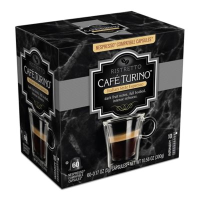 Cafe Turino&trade; Ristretto Espresso Capsules 60-Count