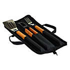Alternate image 0 for Picnic at Ascot 3-Piece Stainless Steel BBQ Set with Case