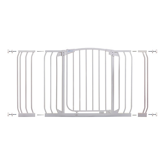 Alternate image 1 for Dreambaby® Chelsea Hallway Auto Close Stay Open Security Gate Value Pack in White