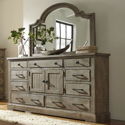 Meadow Dresser In Weathered Grey Bed, Very Large Bedroom Dressers Chests